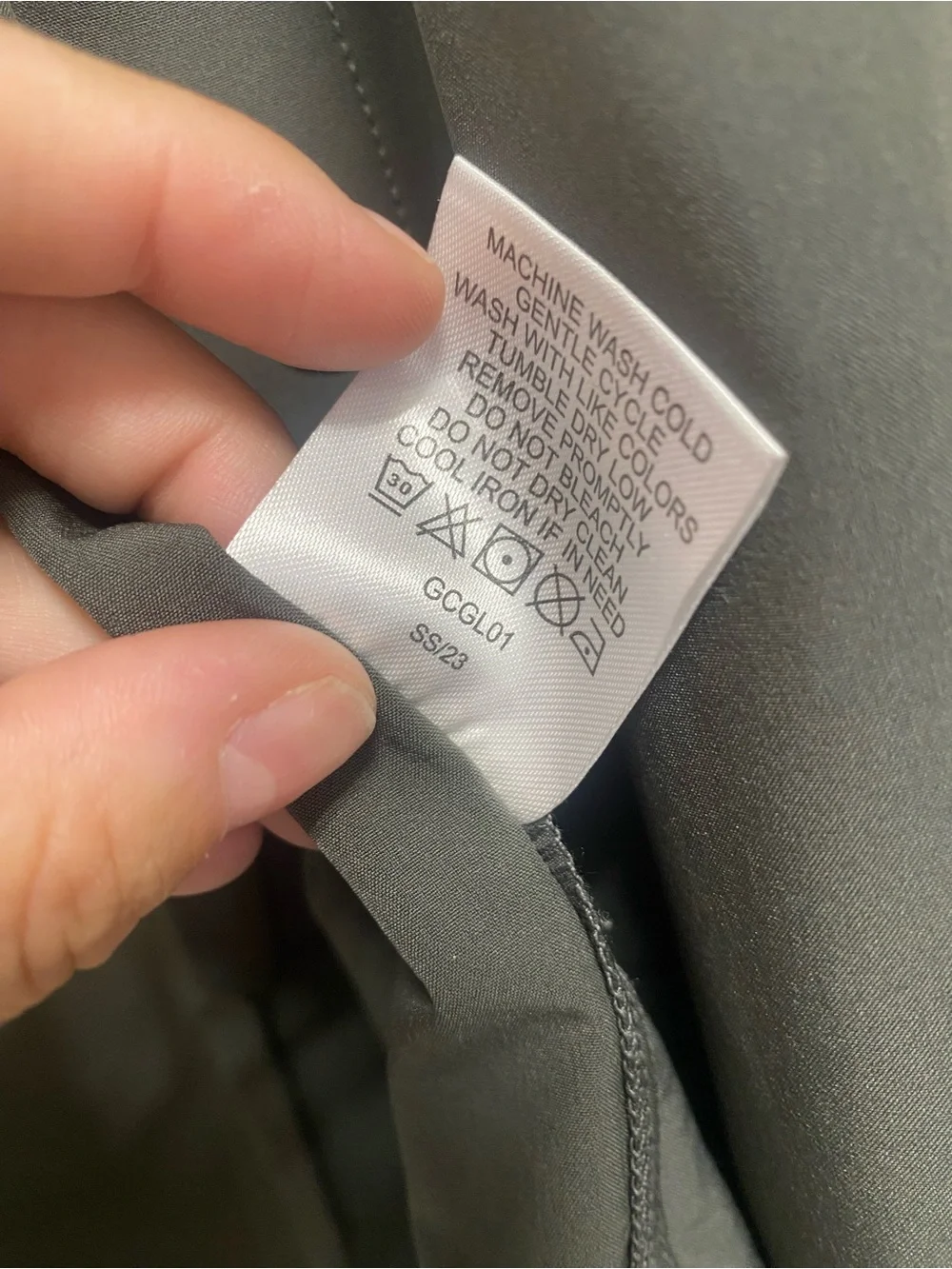 Quince Gray Performance Tech Blouse